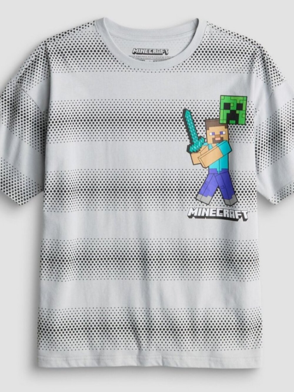 Minecraft T-shirt Steve Boys Size Small New with Tags
